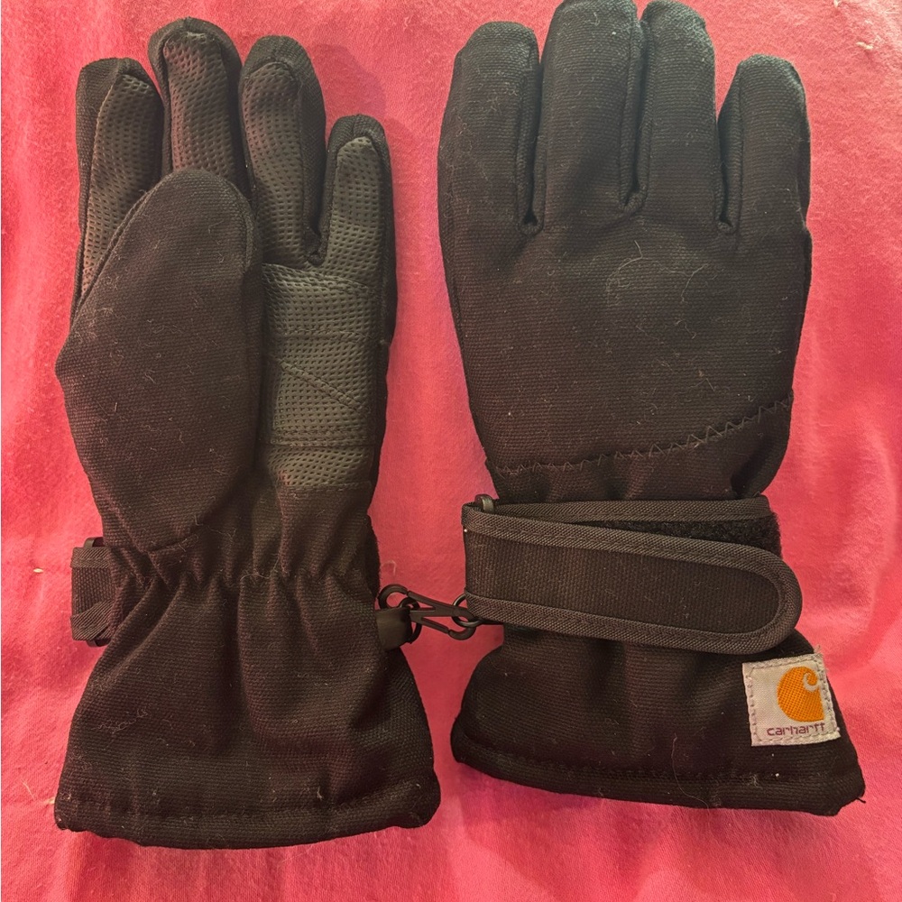 Carhartt Kids Black Winter Gloves